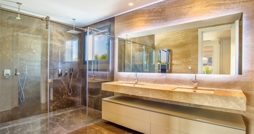 Marble showers, the bathroom paradise  