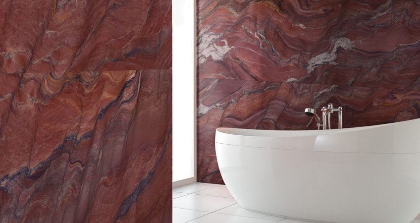Exotic marble walls in luxury interiors  