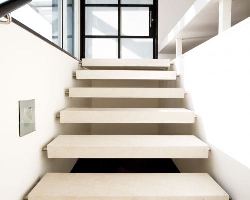Marble staircases - La Moraleja - Escaleras de mármol.
