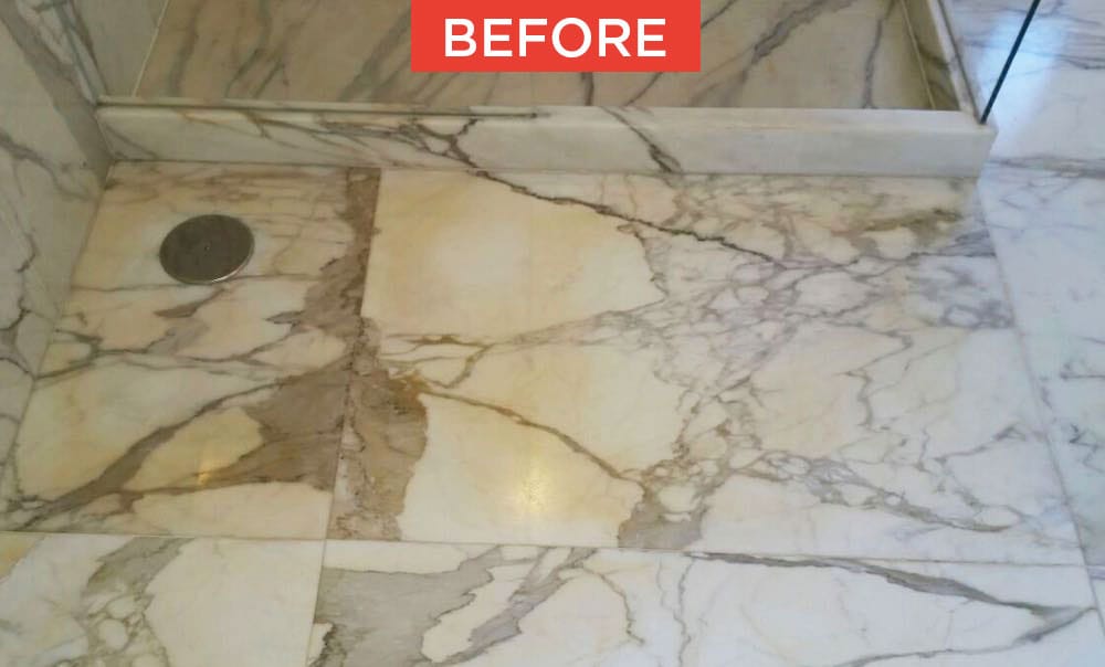 Recovery of marble and natural stone before